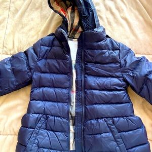 Burberry toddler puffer jacket